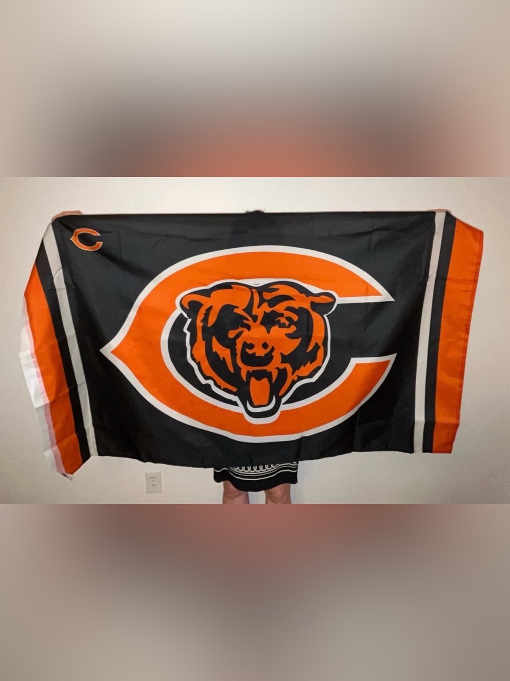 Chicago Bears 3x5 Grommet Banner Flag Football Wall Decor